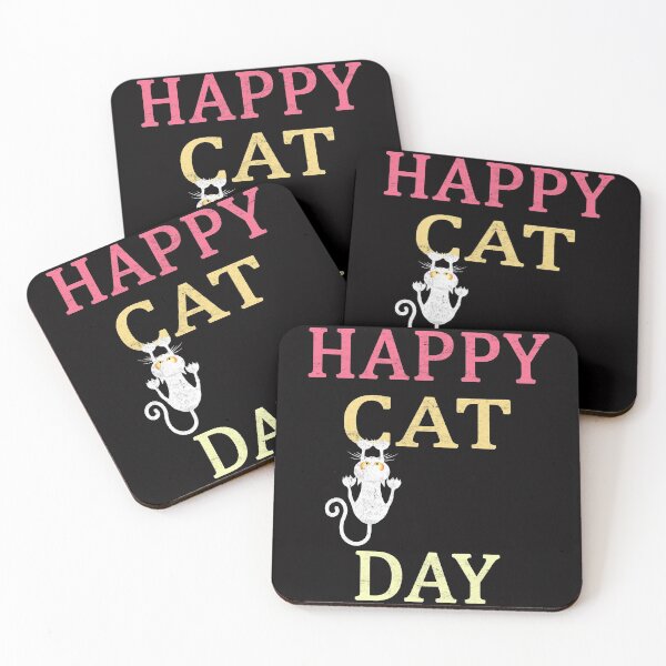 Item preview, HAPPY CAT DAY INTERNATIONAL CAT DAY designed and sold by Andrea Lina.