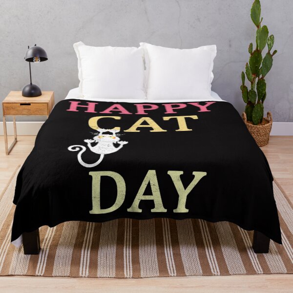 Item preview, HAPPY CAT DAY INTERNATIONAL CAT DAY designed and sold by Andrea Lina.