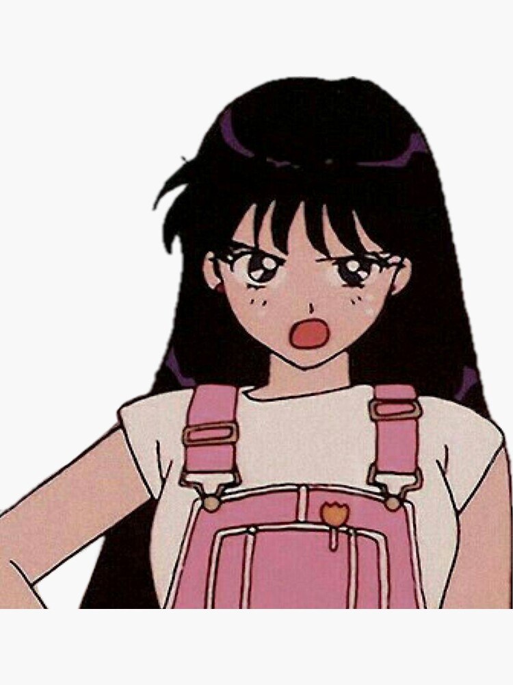Angry anime girl | Sticker