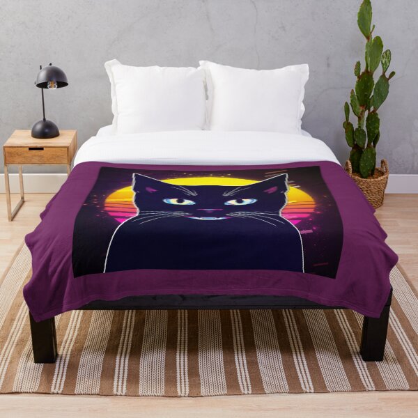 Artikelvorschau, Retro-Miau entworfen und verkauft von Art By The Coco.