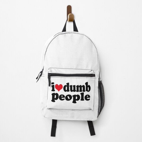 Item preview, I love Dumb People (Funny Sarcastic In Your Face Quote) designed and sold by SassyClassyMe.