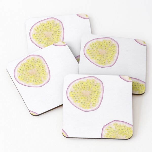 Item preview, Passion Fruit - Coloured Pencil Drawing designed and sold by MikkiDashDesign.