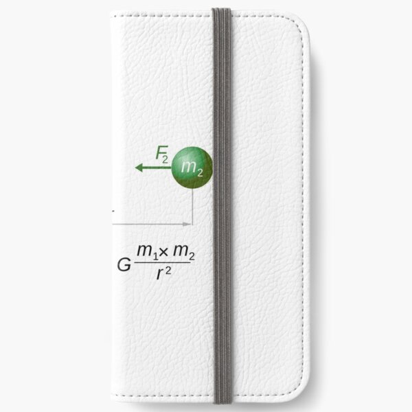 Formula, THE LAW OF GRAVITY iPhone Wallet