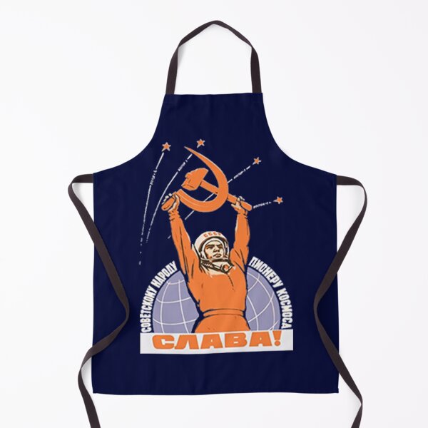 Item preview, Soviet USSR Propaganda Vintage Poster Yuri Gagarin Space Program Retro designed and sold by TopTeeShop.