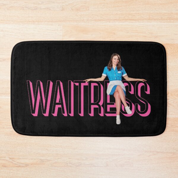 Item preview, Sara Bareilles sitting on Waitress the Musical logo - Broadway, West End designed and sold by westendwilly.