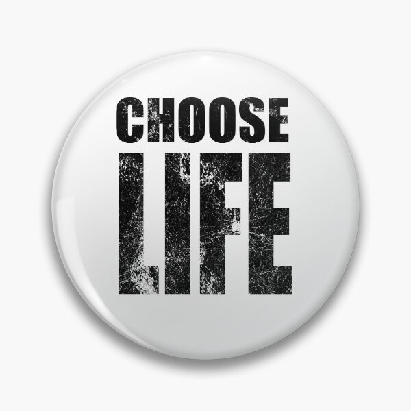 Item preview, Choose Life Worn out Retro Style designed and sold by Wanderlust77.