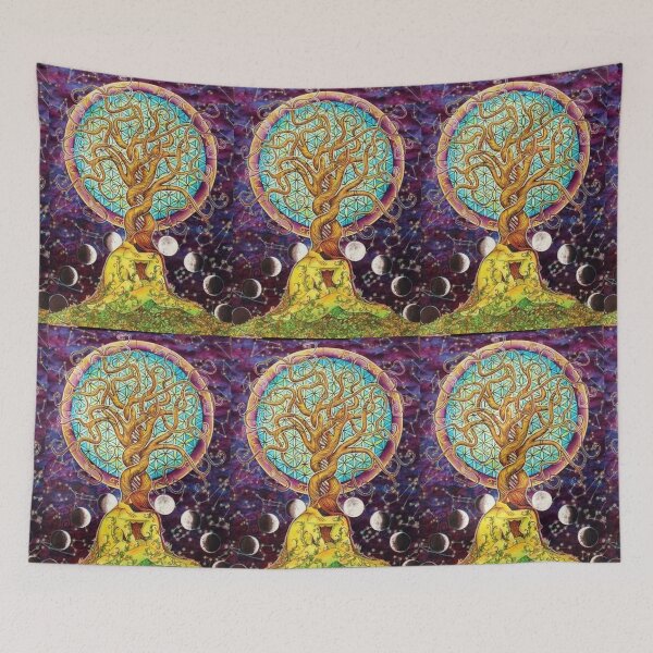 Item preview, Tree of Life, Flower of Life, art designed and sold by Viktoriia Trubiichuk.