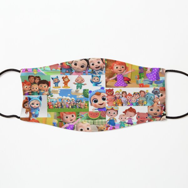 Cocomelon Collage Artwork Kids Mask