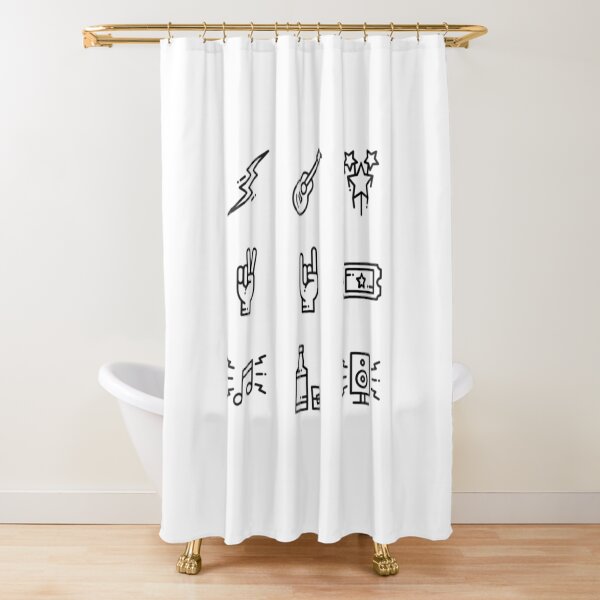 Rockers Shower Curtain