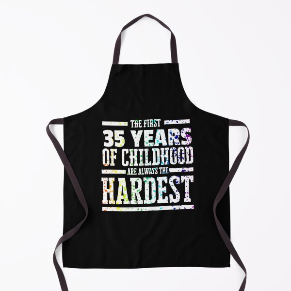 Item preview, Rainbow Splat First 35 Years of Childhood Always the Hardest   Funny Birthday Gift Idea designed and sold by Orange Pieces.