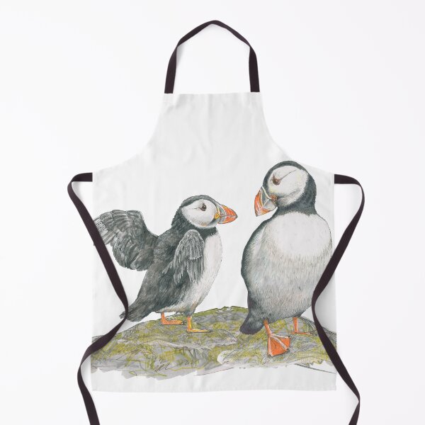 Item preview, Puffins by Mary Fleeson designed and sold by Lindisfarne Scriptorium.