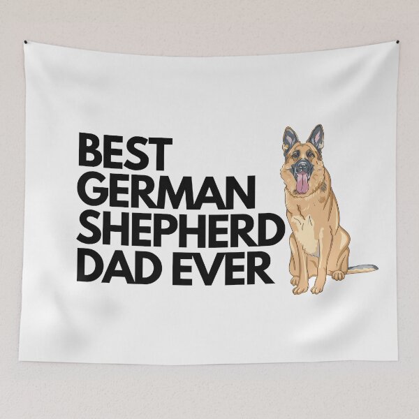 Item preview, Best German Shepherd dad ever quote Funny Shepherd dad saying designed and sold by OneTimeEngineer.