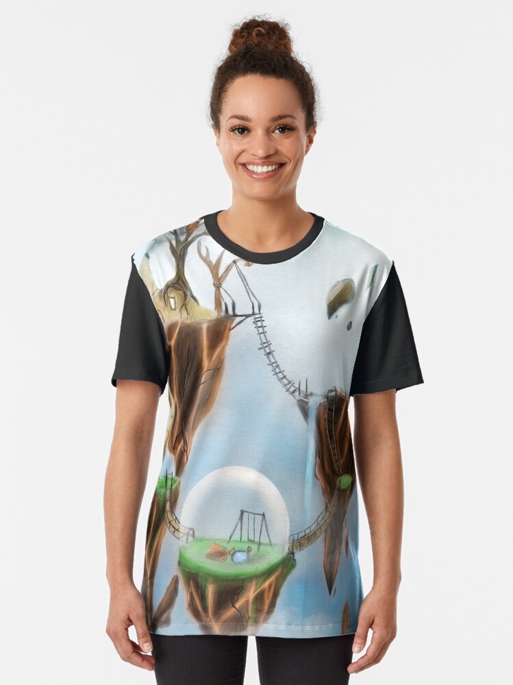 Alternate view of Sky Home Graphic T-Shirt