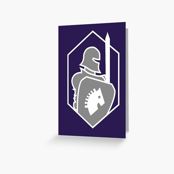 Purple Team Greeting Card