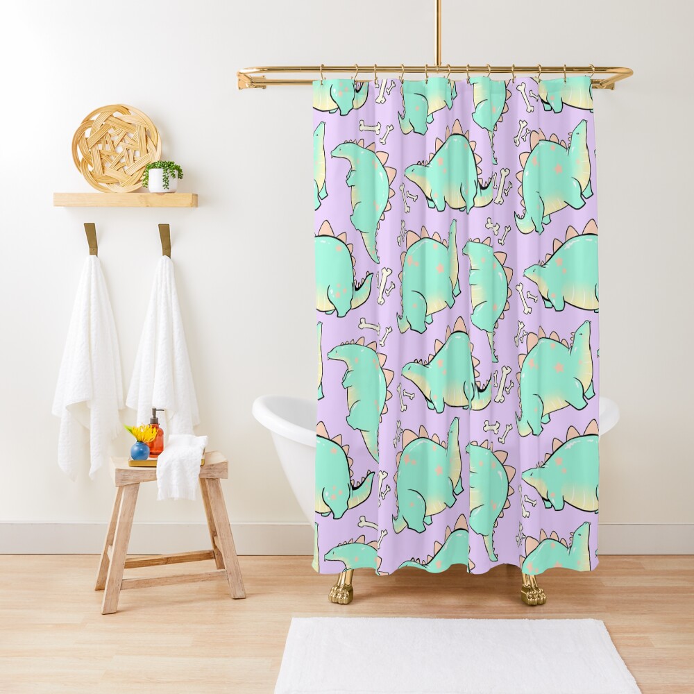 Blep-o-saurus Shower Curtain