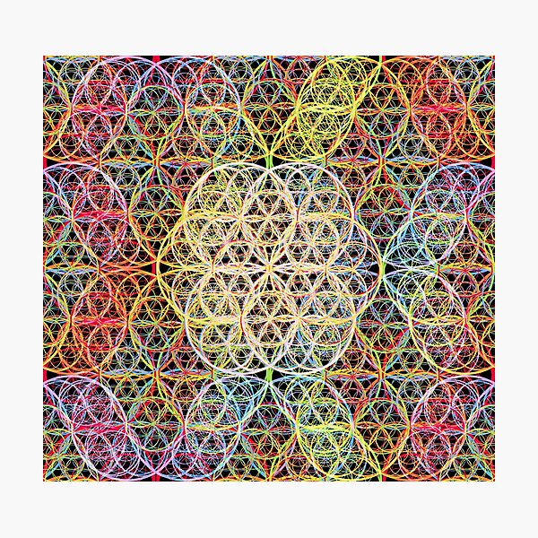 Item preview, Colorful circles (dark background) designed and sold by Bob4rt.