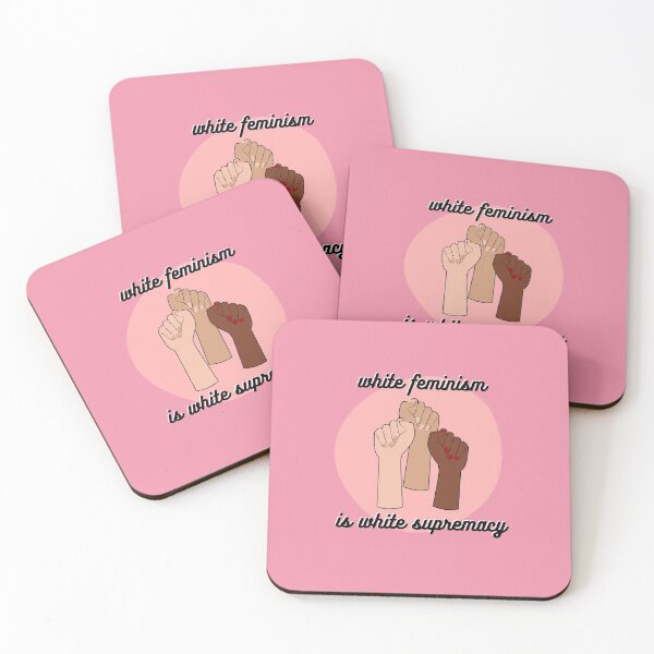 Item preview, White Feminism Is White Supremacy - Allyship Requires Intersectional Feminism designed and sold by gimmesometees.