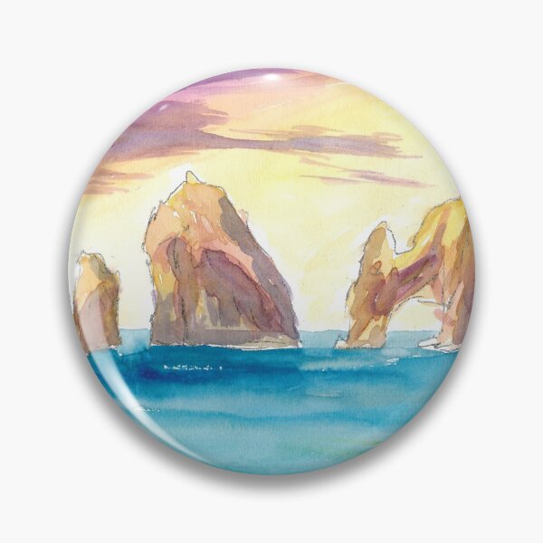 Artikelvorschau, Cabo San Lucas Romantischer Sonnenuntergang mit Felsen entworfen und verkauft von artshop77.