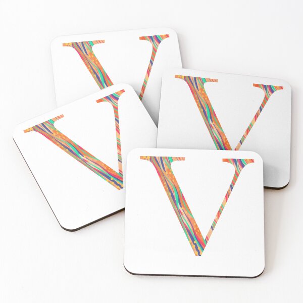 Item preview, ‘V’ Monogram Initials Lettering designed and sold by misterletterman.
