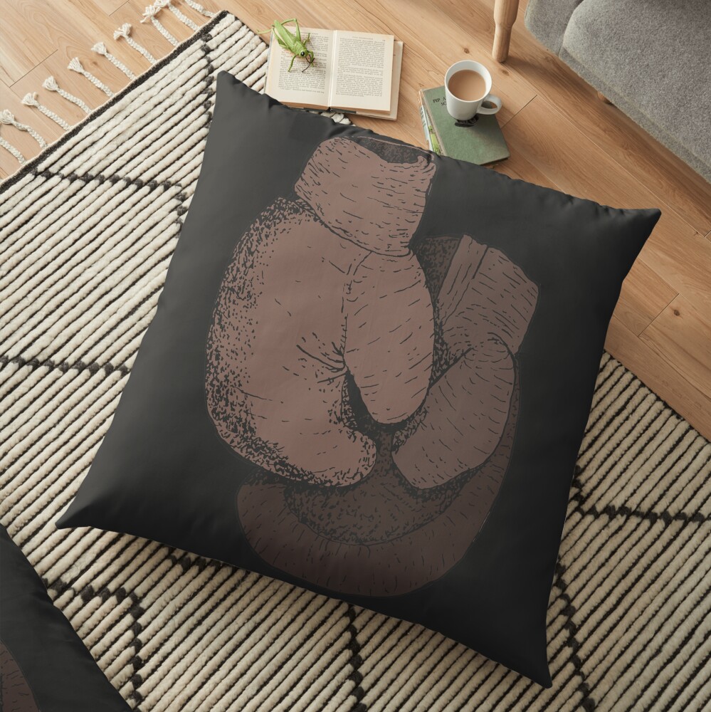 Take The Hits Floor Pillow
