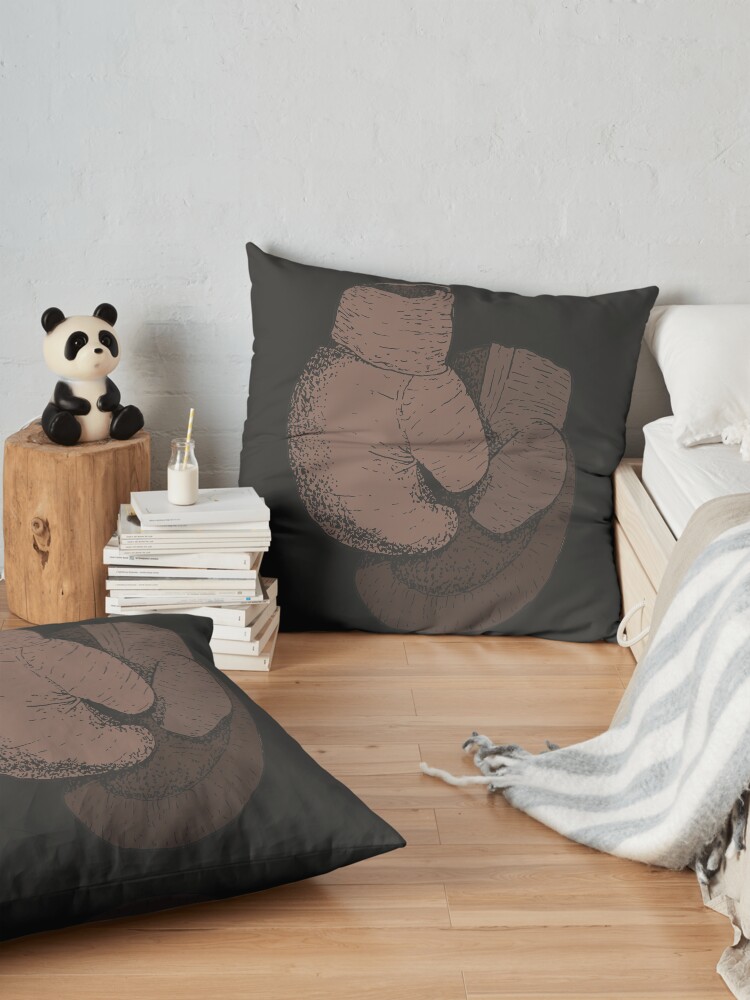 Alternate view of Take The Hits Floor Pillow