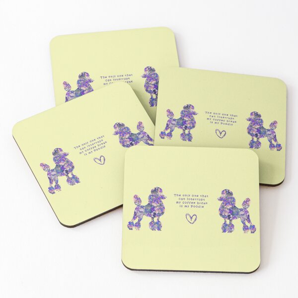 Item preview, My poodle can interrupt my coffee break designed and sold by ThePoodleandCo.