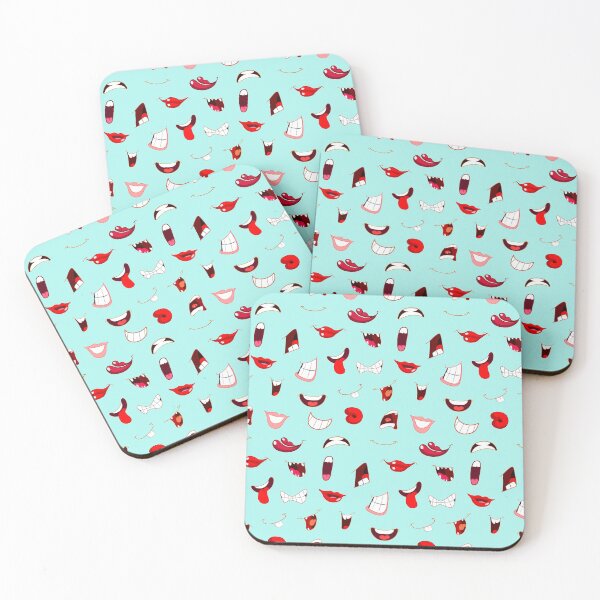 Item preview, Cartoon Mouths Pattern designed and sold by Yael Weiss.