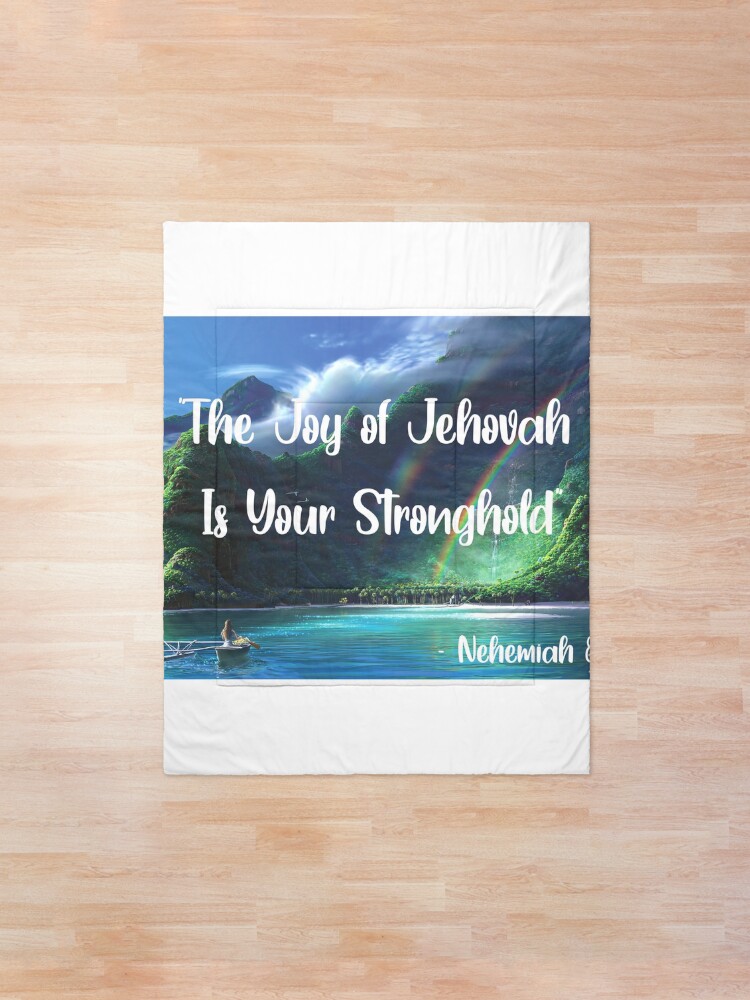 "The Joy of Jehovah" Comforter by HotZelda Redbubble