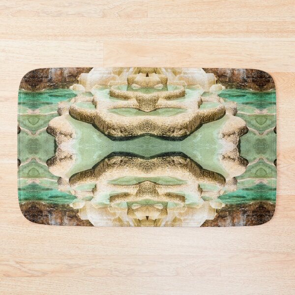 Item preview, Symmetrical kaleidoscope surreal of gours calcite formation rimestone designed and sold by Grégory DUBUS.