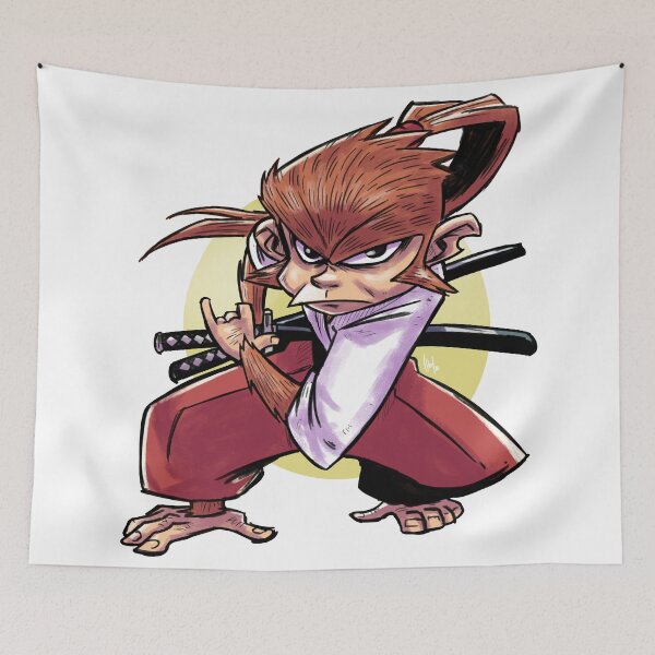 Item preview, Samurai Monkey designed and sold by choyartworks.