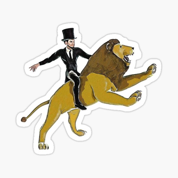 Lincoln X Lion Sticker