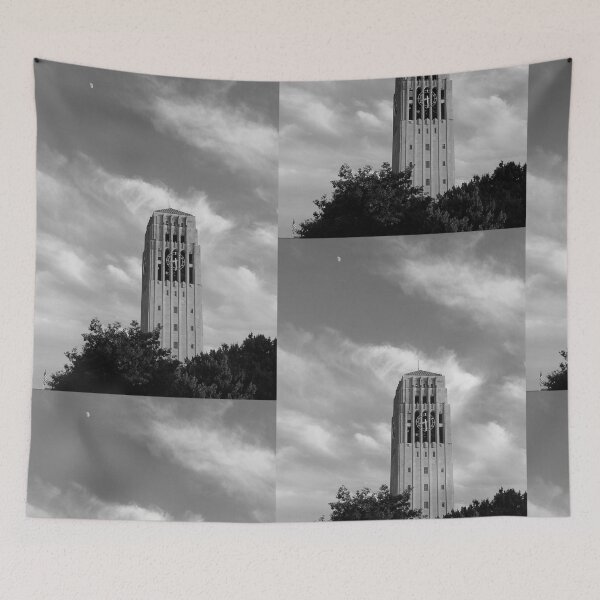 Item preview, Clocktower and moon designed and sold by J Rier Photography.