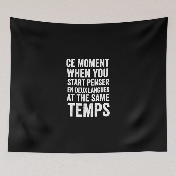 Item preview, ce moment when you start penser en deux langues at the same temps designed and sold by dianoo.