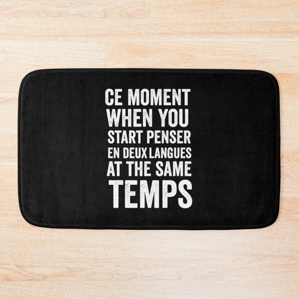 Item preview, ce moment when you start penser en deux langues at the same temps designed and sold by dianoo.