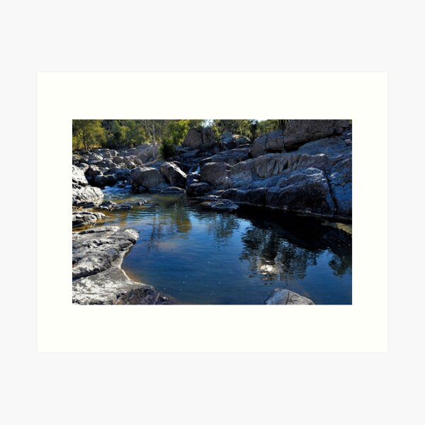 Item preview, Rocky Creek Glacial Area designed and sold by NarrabriCards.