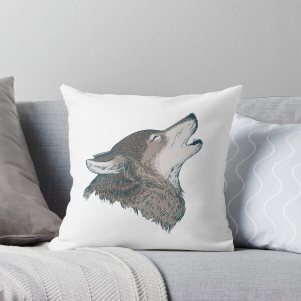 Item preview, Wolf howling designed and sold by hachemi riadh.