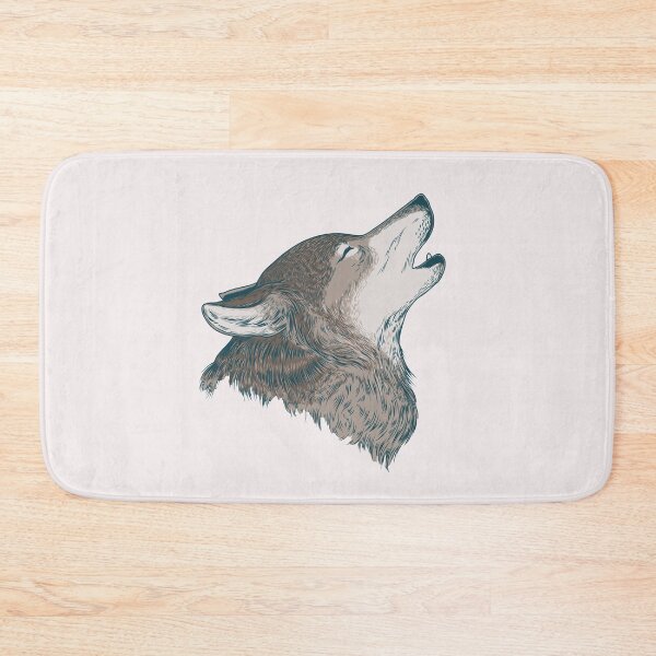 Item preview, Wolf howling designed and sold by hachemi riadh.