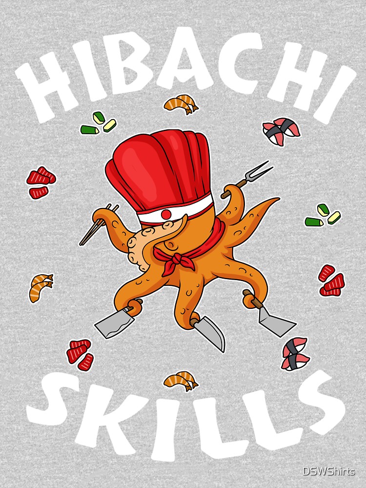 Hibachi Gifts Hibachi Connoisseur Hibachi Chef Hibachi Grill by DSWShirts
