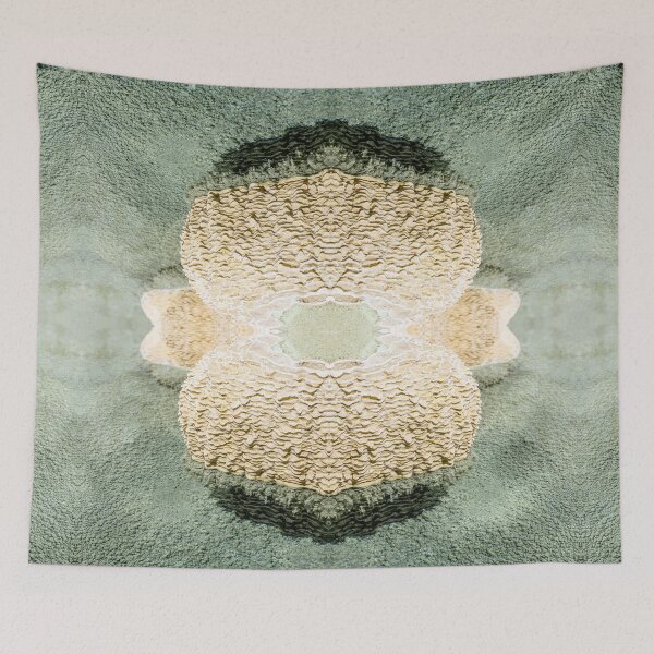 Item preview, Symmetrical kaleidoscope surreal of gours calcite formation rimestone designed and sold by Grégory DUBUS.