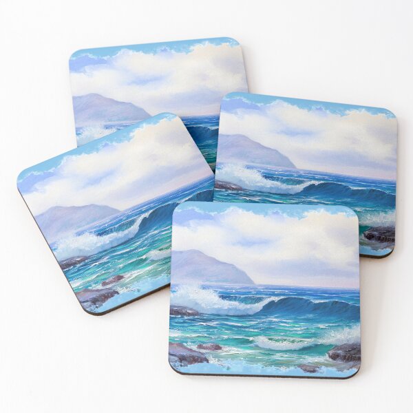 Item preview, Seascape Seawaves designed and sold by Ethiyo.