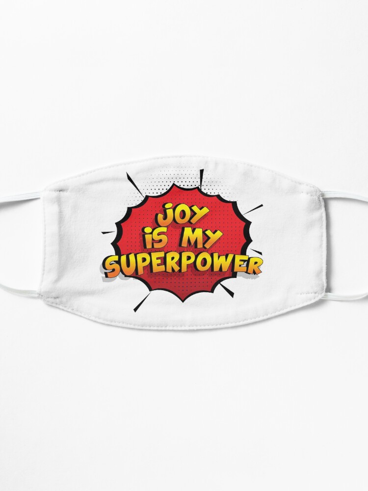 Alternative Ansicht von Joy ist mein Superpower Lustiges Joy Designgeschenk Maske