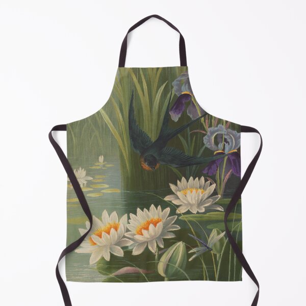 Item preview, Antique Print of Iris and Birds designed and sold by FuzzyHoney.