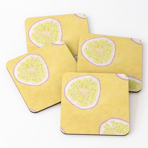 Item preview, Orange Passion Fruit - Coloured Pencil Drawing designed and sold by MikkiDashDesign.
