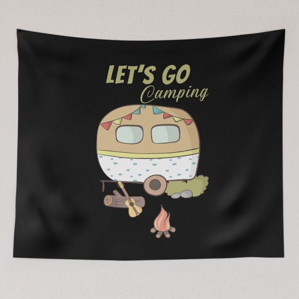 Item preview, Let's Go Camping designed and sold by ColorfulMystic.