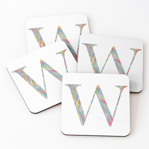 Item preview, ‘W’ Monogram Initials Lettering designed and sold by misterletterman.