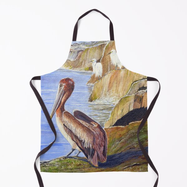 Item preview, Pelican And Snowy Egrets On A Jetty designed and sold by William Holkham.