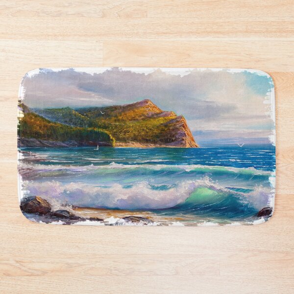 Item preview, Seascape Seawaves designed and sold by Ethiyo.