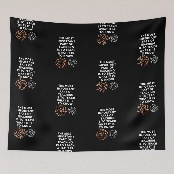 Item preview, The Most Important Part Of Teaching Is To Teach What It Is To Know. designed and sold by Aminovak.