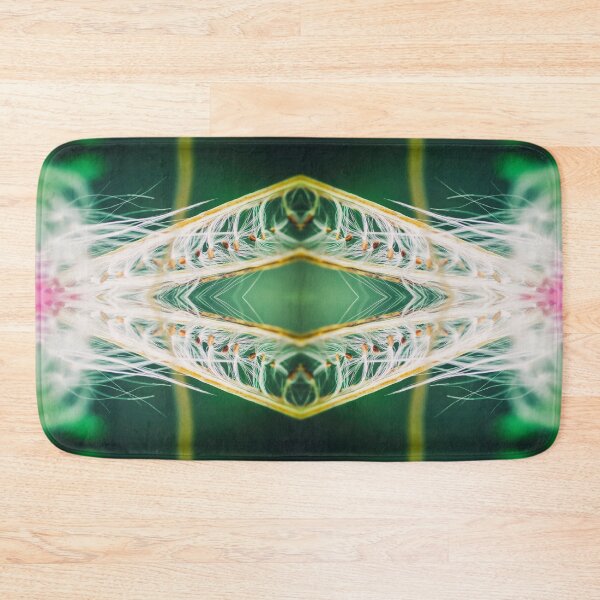 Item preview, Thin pollen from wild flower blossoming macro surreal shaped symmetrical kaleidoscope designed and sold by Grégory DUBUS.