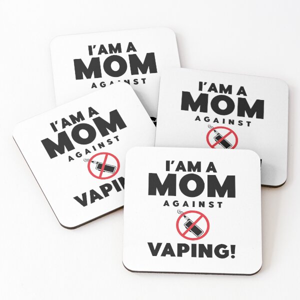 Item preview, I Am A Mom Against Vaping funny vape t-shirts for Moms designed and sold by Artsy Apparels.